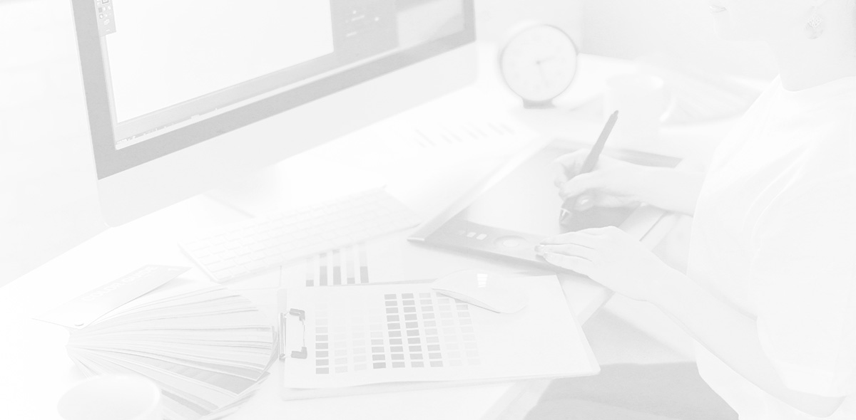 デザイン制作をしている写真